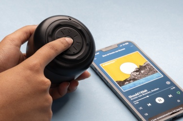 Logo trade promotional product photo of: BeatBuddy recycled plastic 3W speaker